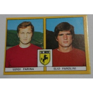 Figurina EDIS  - L. FARINA / E. PAROLINI / AREZZO (Calciatori1969 / 70  )  