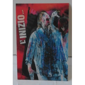 Cartolina olografica   promozionale del film   "DAY OF THE DEAD  2  CONTAGIUM" 
