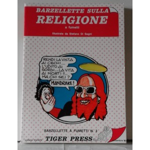 BARZELLETTE sulla RELIGIONE  - Barzellette a fumetti n.3 - Ed. Tiger Press  