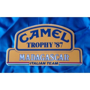 Adesivo  "CAMEL TROPHY '87 MADAGASCAR ITALIAN TEAM "  (VINTAGE) 