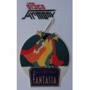 Adesivo WALT DISNEY Home Video  "FANATSIA  / Coccodrillo " (Vintage / 8.0 X 8.0  cm. circa )