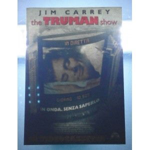 Vetrofania  promo  del  film  "THE TRUMAN   SHOW" con Jim Carrey