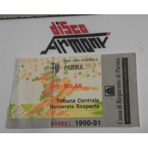 PARMA  Riserva  A  Gradinata Curva   1987  /88   Serie B   Biglietto ingresso   