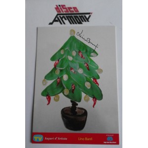  Cartolina   "AUGURI D' ARTISTA  - LINO BANFI "  / Sorrisi e CANZONI  (Nuova)