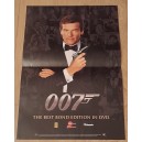 Poster promozionale  "007  The Best BOND Edition "  in Dvd  /  film