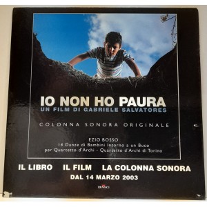 IO NON HO PAURA     colonna sonora   -  Cartonato     (30,0  X  30,0  cm. circa)