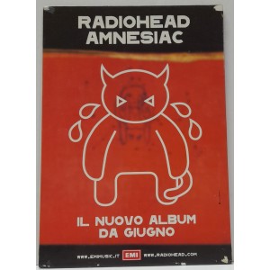 RADIOHEAD  -  AMNESIAC    -  Cartonato     (29,5   X   21,0  cm. circa)