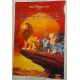 RED  e TOBY nemiciamici  / IL RE LEONE  Walt Disney  poster bifacciale 90  X  61