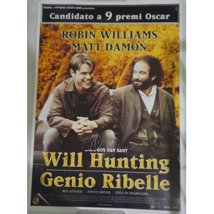 WILL HUNTING  Genio ribelle   Poster  promo del film -   100,0  X  70,0 cm. 