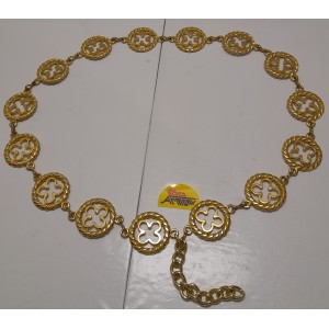 CINTURA  da  DONNA  in   METALLO  DORATO    (usata - vintage -  come da foto)