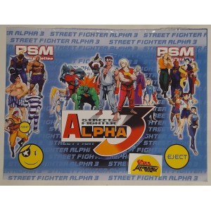 COVER ADESIVA   "STREET FIGHTER 3  ALPHA " Playstation 1   (Nuova )
