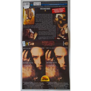 INTERVISTA col VAMPIRO  (solo cover/copertina -NO  film  in Videocassetta /VHS )