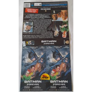 BATMAN  FOREVER   (solo cover/copertina  - NO  film  in Videocassetta / VHS )