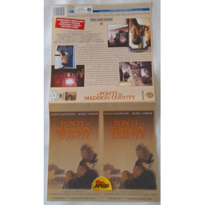 I PONTI DI MADISON COUNTY   (solo cover/copertina  - NO  film  in  VHS )