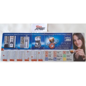 LAVAZZA   Righello / Calendario 2009  promozionale  (nuovo)