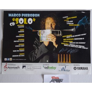 Marco PIEROBON  "SOLO" /  CD - volantino promozionale  