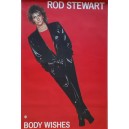 ROD STEWART - Body Wishes  / Poster  promo  nuovo   (96,0   X  63,0  cm. c.a.)