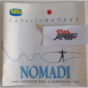 NOMADI   La Settima Onda  -  Opuscolo promo  date  concerti   1994   nuovo