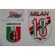 MILAN Campione  d' Italia  1988  - 2  Adesivi  originali da collezione    NUOVI