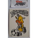 TERMINATOR  JUVENTUS  FIGURINA  ADESIVO  + TESSERA  in  CARTONCINO  n. 75  NUOVO