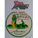 REPTILIA  Studio  Natura   Roma  /  Adesivo  invito   NUOVO  diametro   10 cm