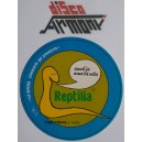 REPTILIA  "La vipera "  Studio natura   /  Adesivo     NUOVO  diametro   10 cm