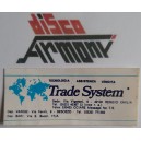 TRADE SYSTEM Reggio Emilia - Adesivo vintage da collezione NUOVO 9 X 4 cm.