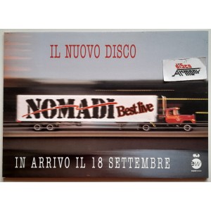 NOMADI   Best Live   / 1997  - Cartonato  da banco  promo  / Usato   25,0 X 18,0