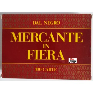 MERCANTE IN FIERA  - DAL NEGRO   -  Carte da gioco  + istruzioni   (come nuove)
