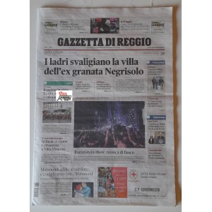 RAMMSTEIN show, musica di fuoco   "GAZZETTA  DI REGGIO"    22/07/ 2024  Nuovo