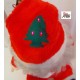BABBO NATALE   Pupazzo seduto  con suoneria  e  lucine nel cappello  /  USATO