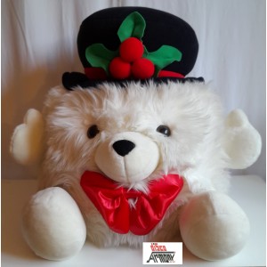JUMBO   Mr CHRISTMAS  -  Maxi peluche   RUSS BERRIE UK  LTD  /  anni '90 - USATO