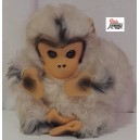SCIMMIETTA    Peluche   -  anni   '80 - H  15 cm.    USATO  VINTAGE