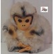 SCIMMIETTA    Peluche   -  anni   '80 - H  15 cm.    USATO  VINTAGE
