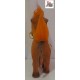 DROMEDARIO  FLOCCATO   Peluche   -  anni   '70 -   18  X  15 cm.  USATO  VINTAGE