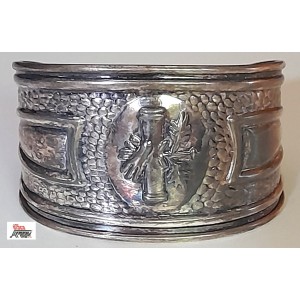 Braccialetto  rigido   in argento  DEXTRARUM JUNCTIO con box originale  ( nuovo)