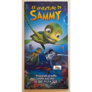 Le Avventure  di  SAMMY    Locandina  promo  pieghevole plastificata  nuova