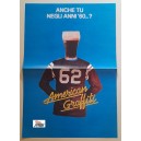 AMERICAN GRAFFITI -  VIA COL   VENTO    poster  bifacciale  / 41,5 X  28,5  cm.