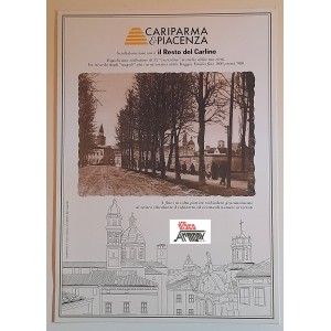 "Cartolina  storica di REGGIO EMILIA  " collezione  del    il RESTO  del CARLINO  (VIALE UMBERTO I)  