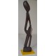 SCULTURA  in legno  intagliata  a  mano  / artigianato caraibico    NUOVO