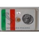 REPUBBLICA ITALIANA  -  Moneta   celebrativa  in  bagno d'Oro  blister sigillato