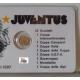 JUVENTUS    Moneta   celebrativa  in  bagno d'Oro  con  blister sigillato