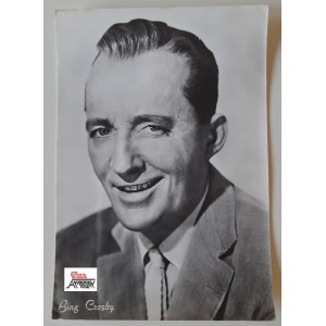 BING  CROSBY   -   Foto  -  Cartolina  in  B/N      (nuova )
