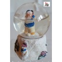 BOULE DE NEIGE (Palla di neve)  BABBO NATALE  -    NUOVO  come da foto