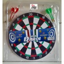 BERSAGLIO PER FRECCETTE  Marchio:  DARDI  con set  4   freccette  diametro 30 cm