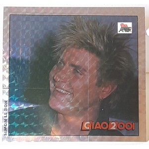 "SIMON LE BON  (DURAN DURAN)"  Adesivo  prismatico  allegato CIAO 2001  NUOVO