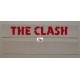 "THE CLASH"   Adesivo  gruppo   (21.50X 3.5  cm. / anni '80 / VINTAGE / 2 pezzi)