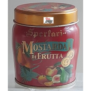 "SPERLARI  - MOSTARDA  di  FRUTTA "  -   Scatola  Latta  -  (vuota / come nuova)