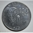 Moneta  Lire 100  FAO NUTRIRE IL MONDO  1979  REPUBBLICA  ITALIANA   (Circolata)