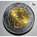 Moneta  Lire 500 /  1947 - 1997   POLIZIA di  STATO  / STRADALE  (Circolata)